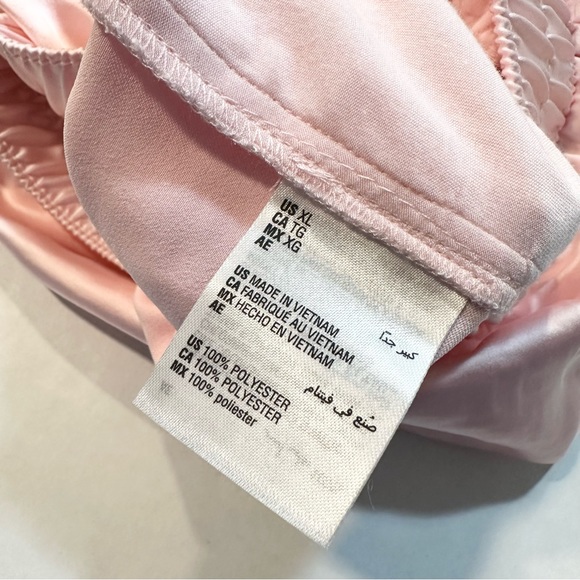 INC Pink Satin Jogger Pants Cargo Pockets, New w/ Tags, Size XL - Picture 7 of 15